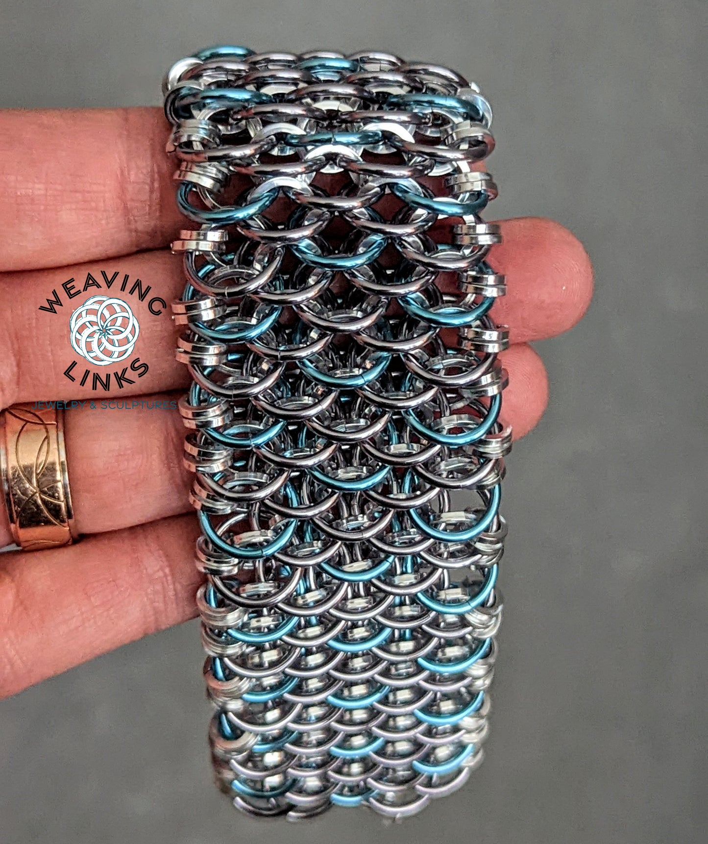 Chunky Dragonscale Cuff Bracelet