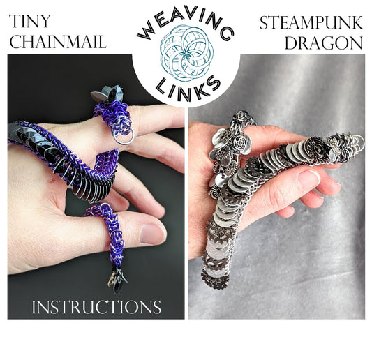Instructions for Tiny Chainmail Steampunk Dragons
