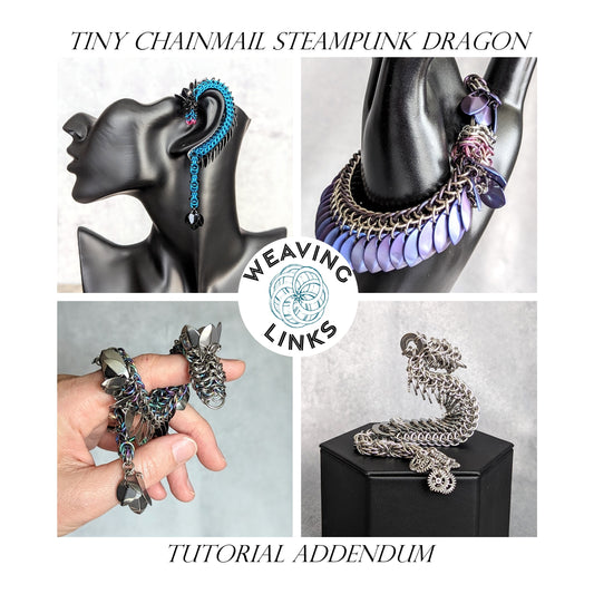 Add-on to Instructions for Tiny Chainmail Steampunk Dragons
