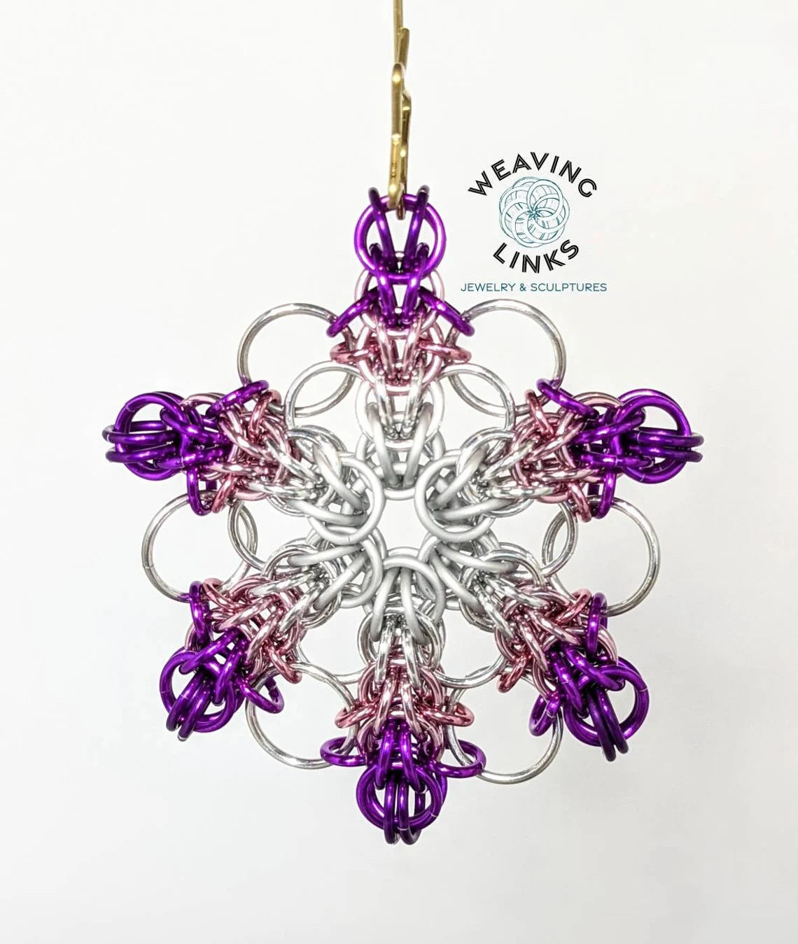 Instructions for Ombre Steampunk Snowflake Ornament