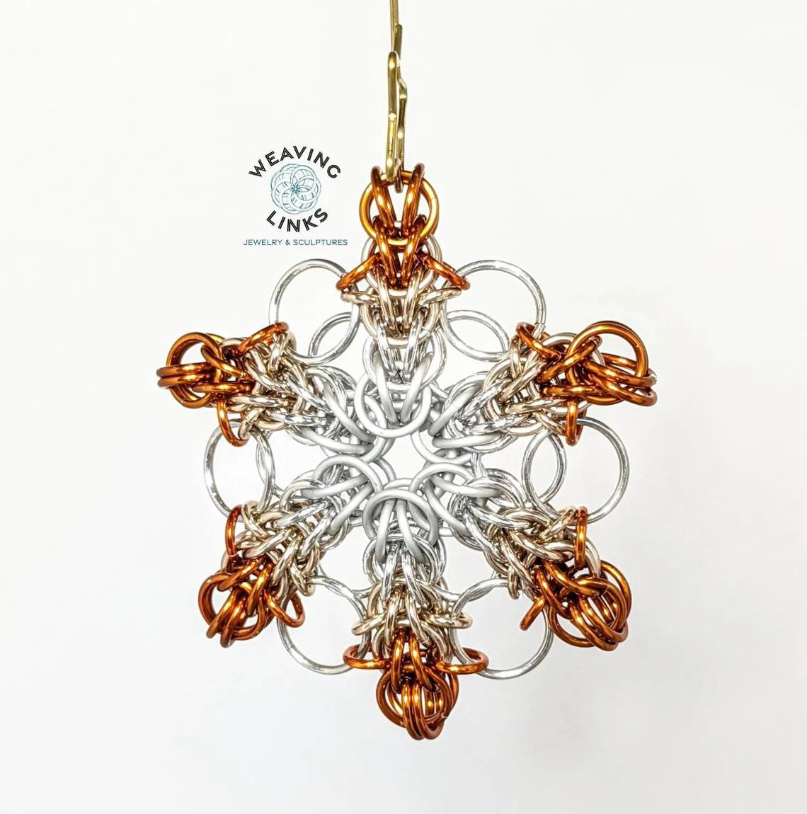 Instructions for Ombre Steampunk Snowflake Ornament