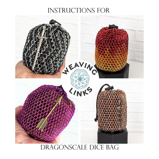 Instructions for Dragonscale Dice Bag