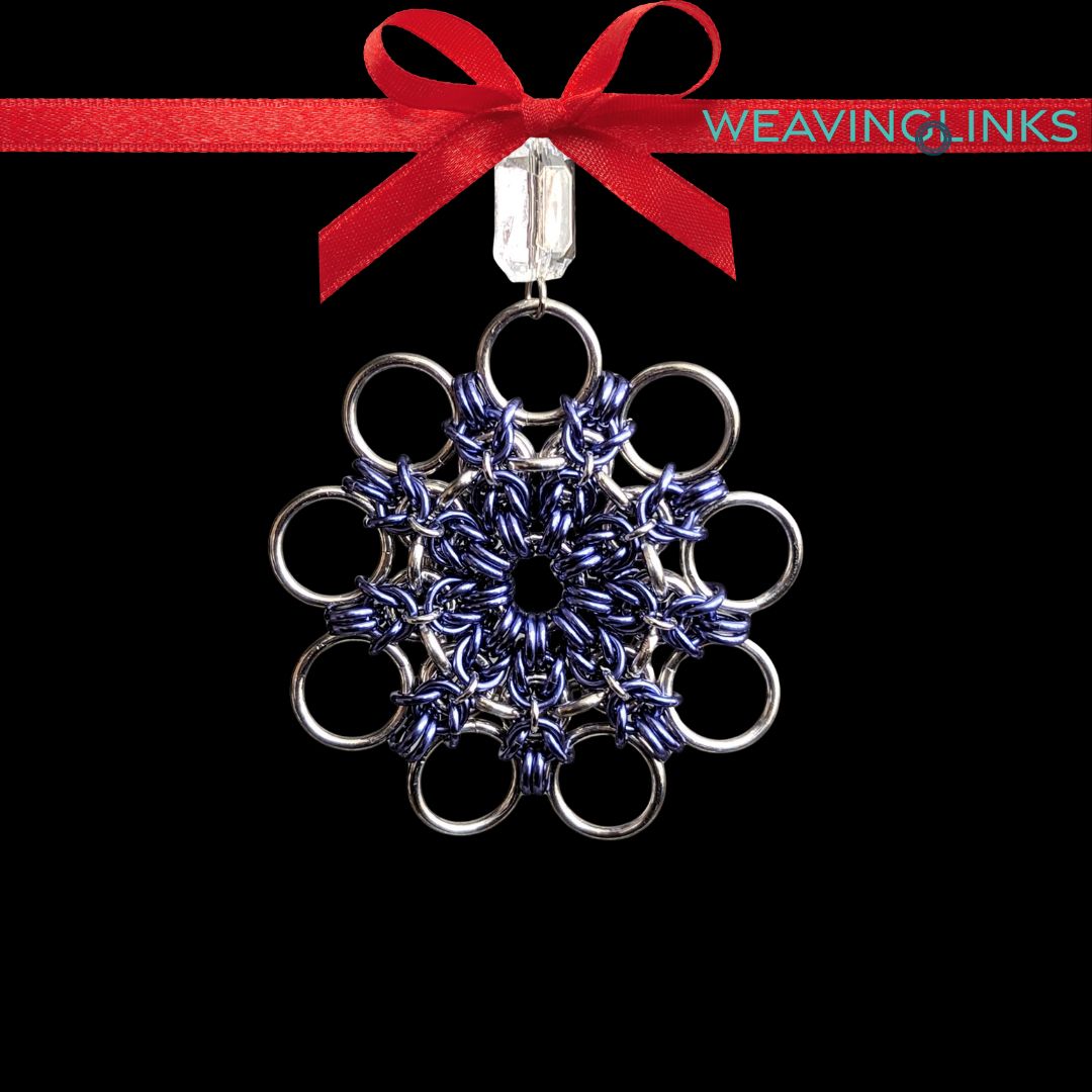 Instructions for Lacy Wreath and Snowflake Ornaments