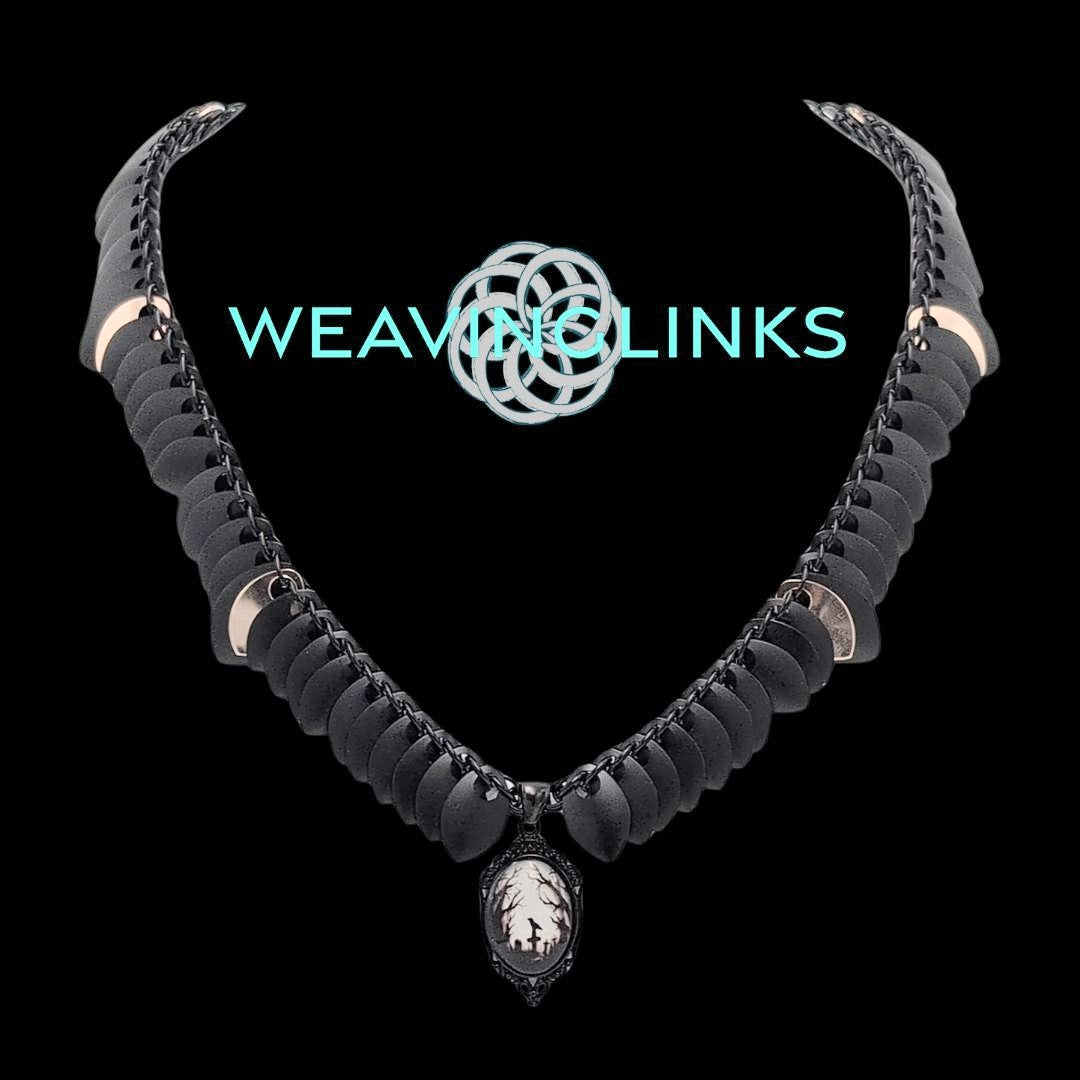 Spooky Scale Necklace