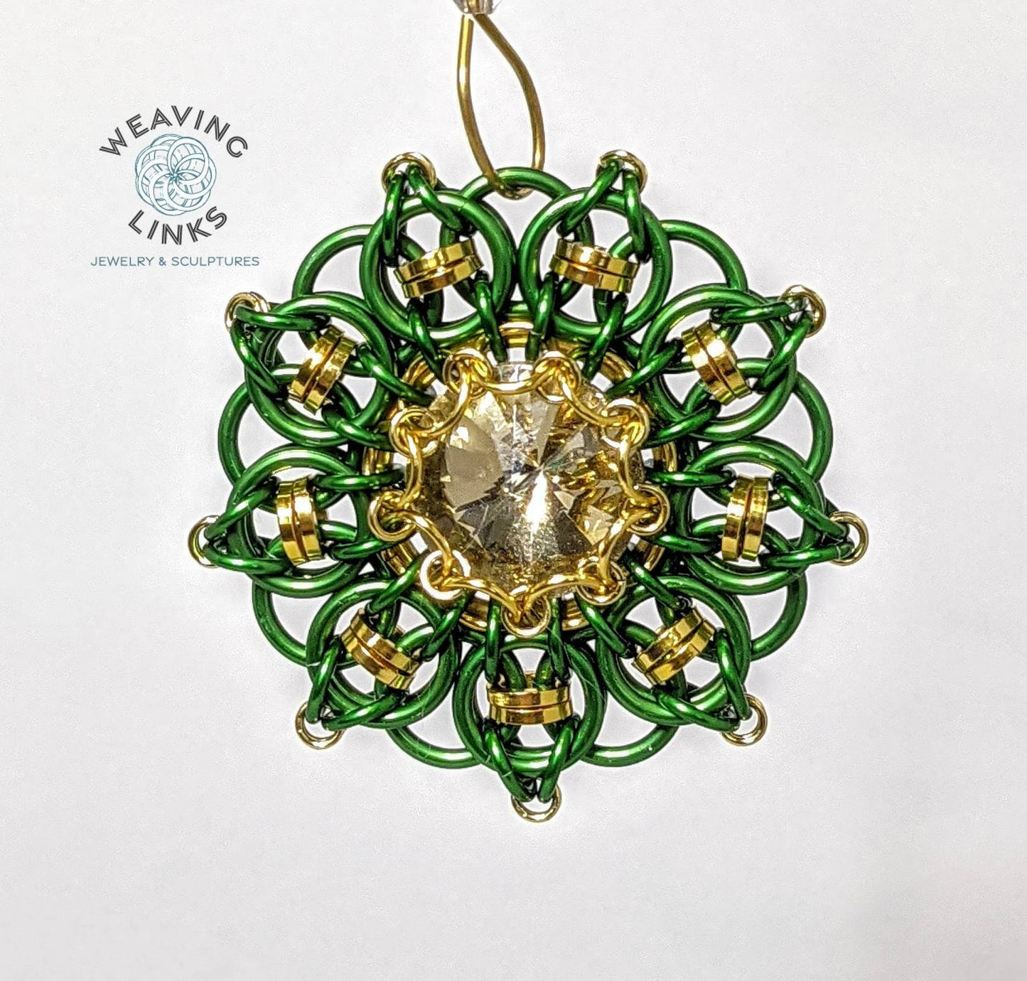 Instructions for Rivoli Wreath Ornament