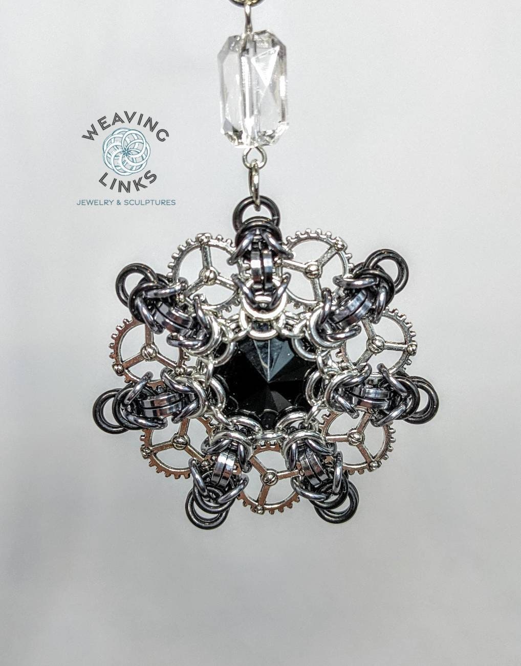 Instructions for Ombre Rivoli Snowflake Ornament