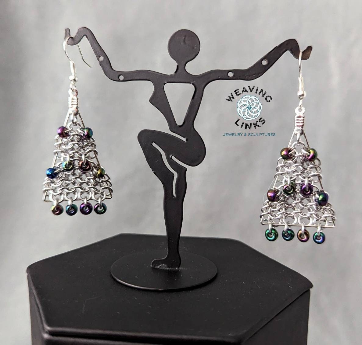 Festive Woven Earrings