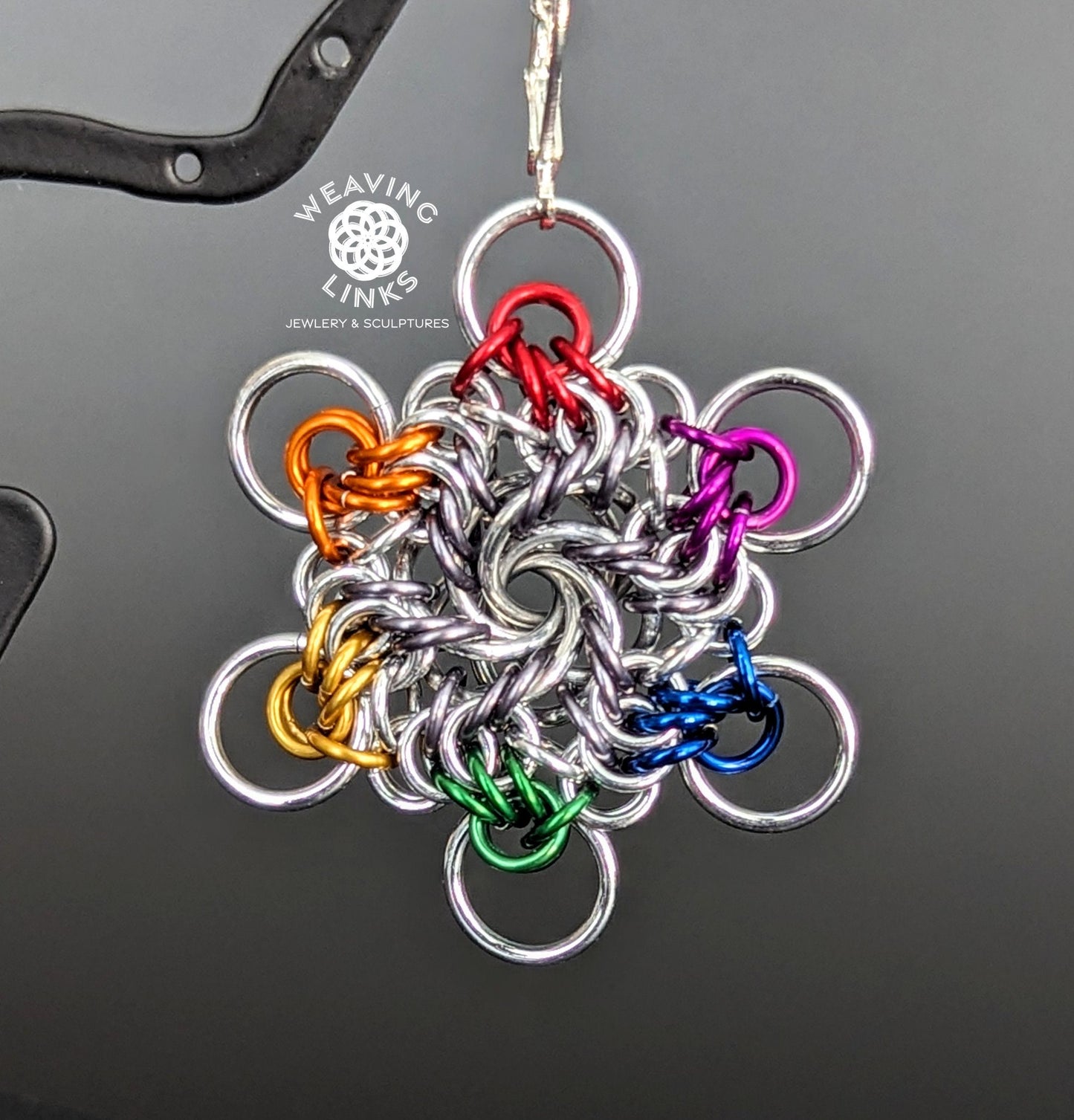 Rainbow Vortex Earrings