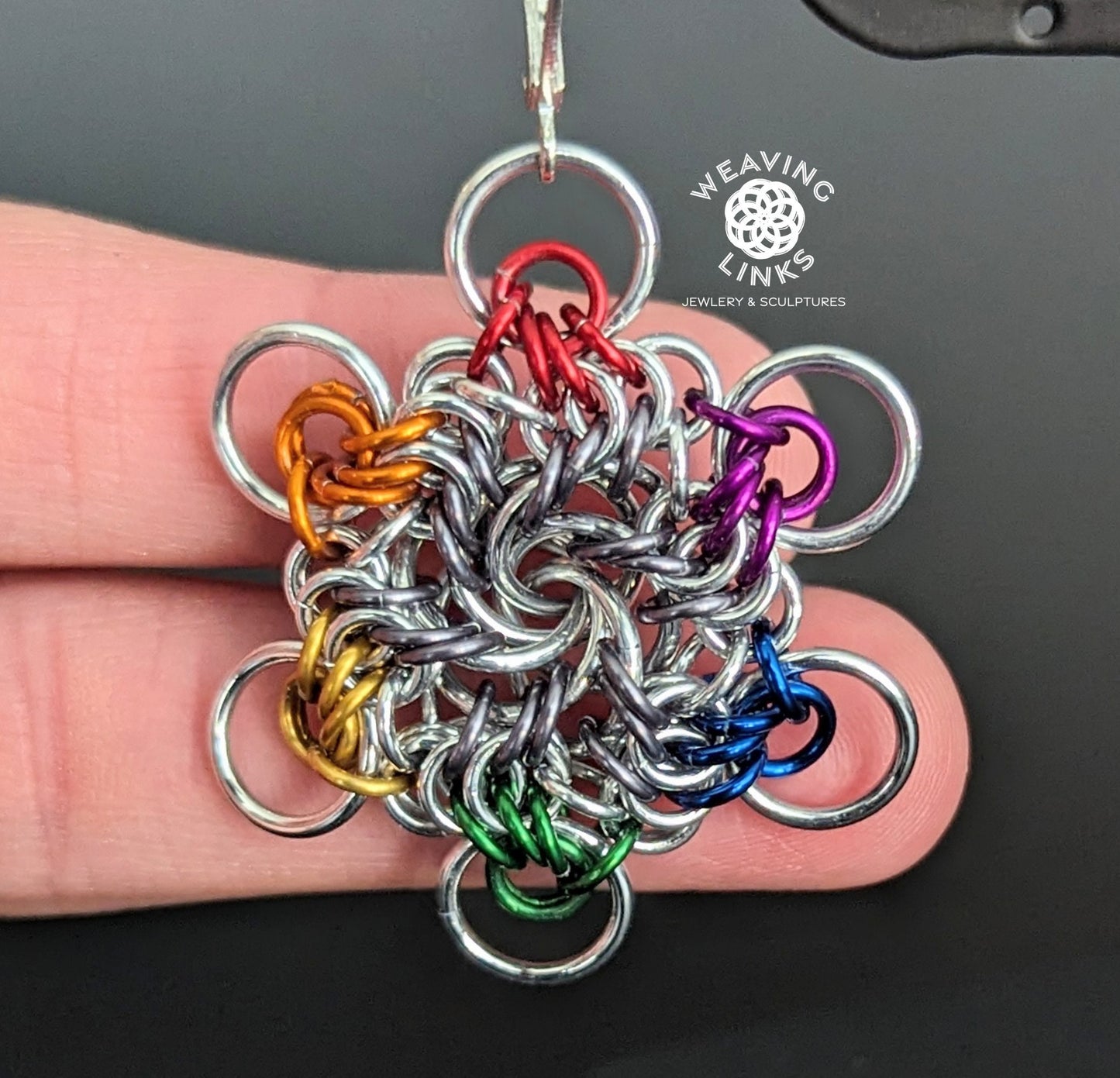 Rainbow Vortex Earrings