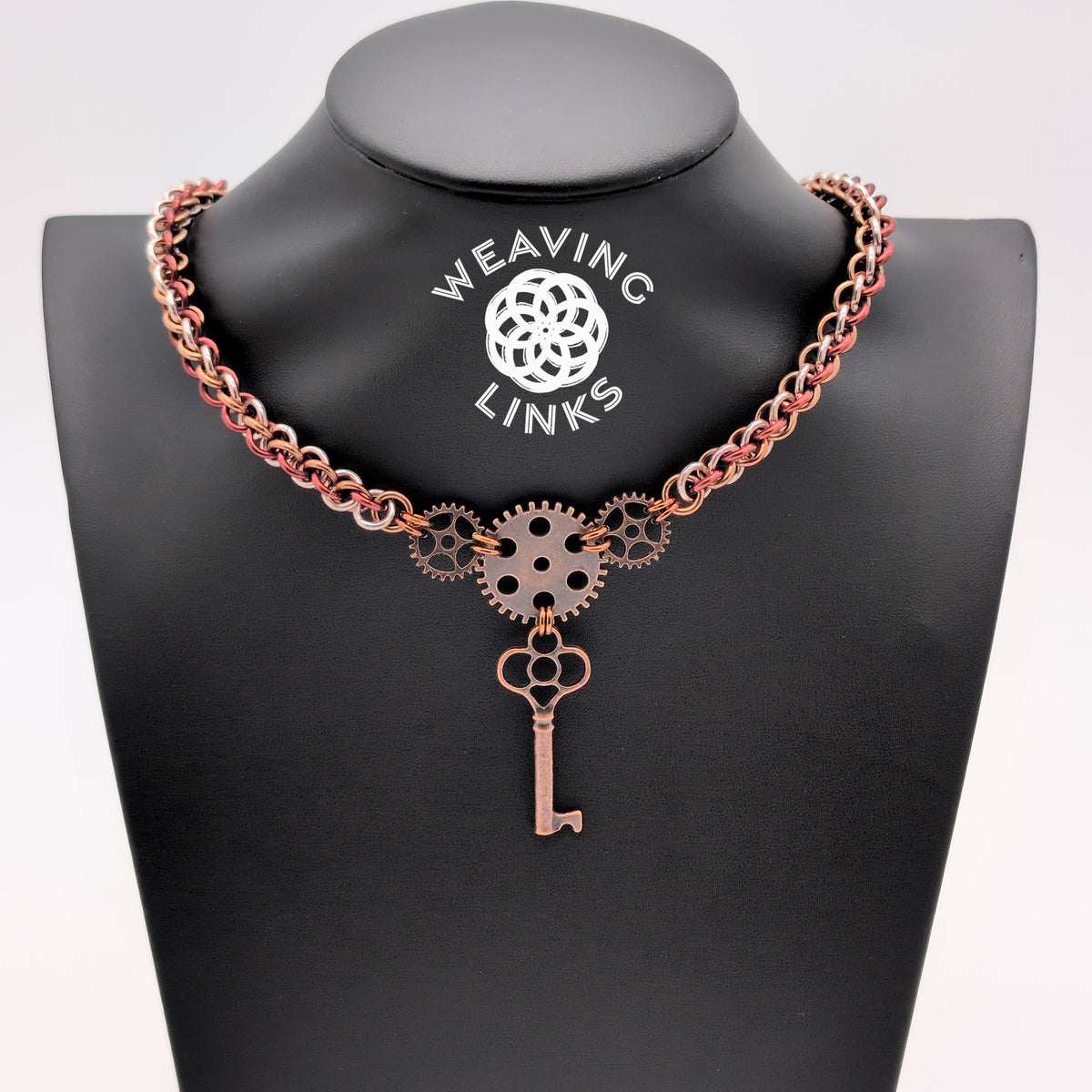 Steampunk Key Charm Necklaces