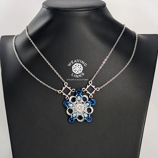 Multi-Strand Snowflake Necklace