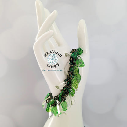 Floral Leaf Bracelet