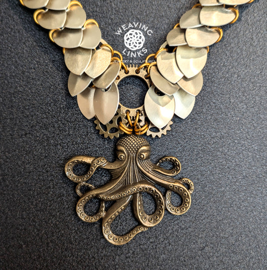 Steampunk Scale Necklaces (110)