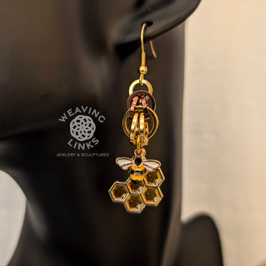 Graduating Persian Earrings, with charms