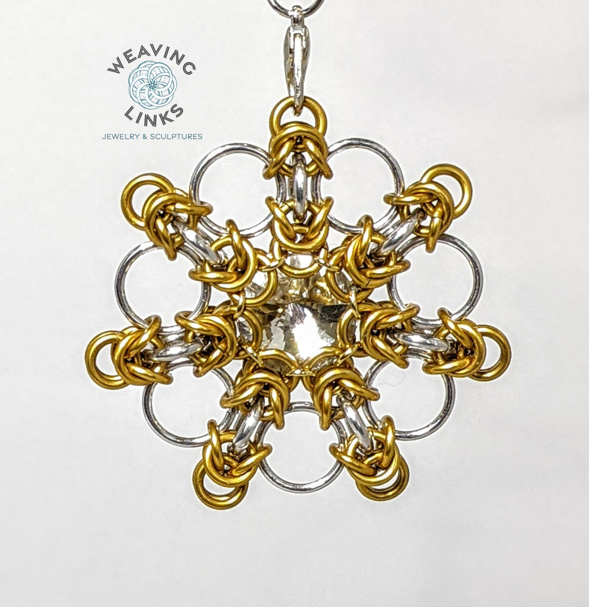 Instructions for Ombre Rivoli Snowflake Ornament