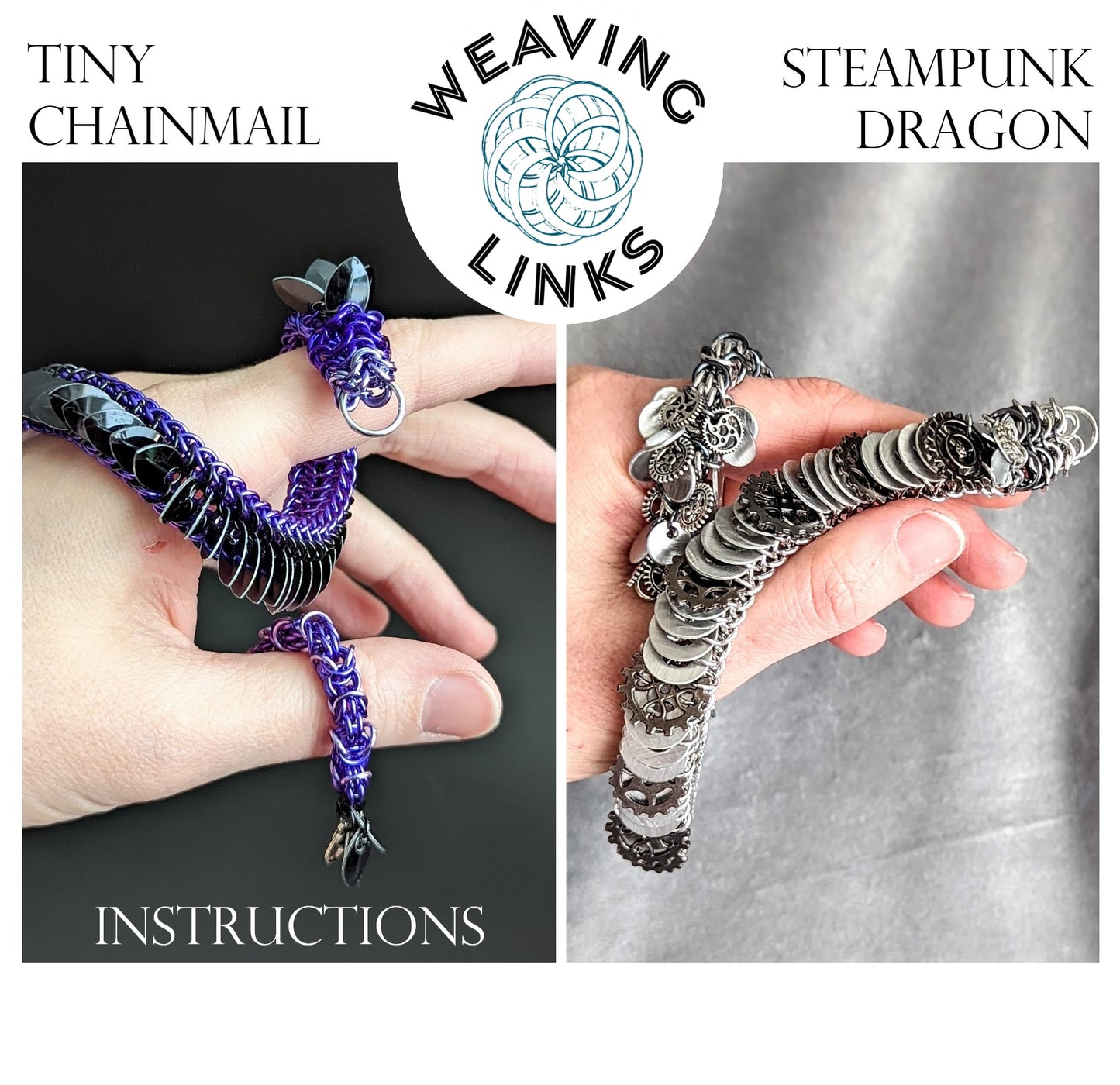 Instructions for Tiny Chainmail Steampunk Dragons