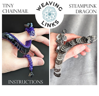 Instructions for Tiny Chainmail Steampunk Dragons