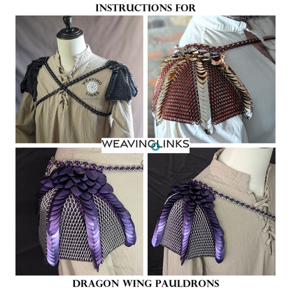 Instructions for Dragon Wing Pauldron