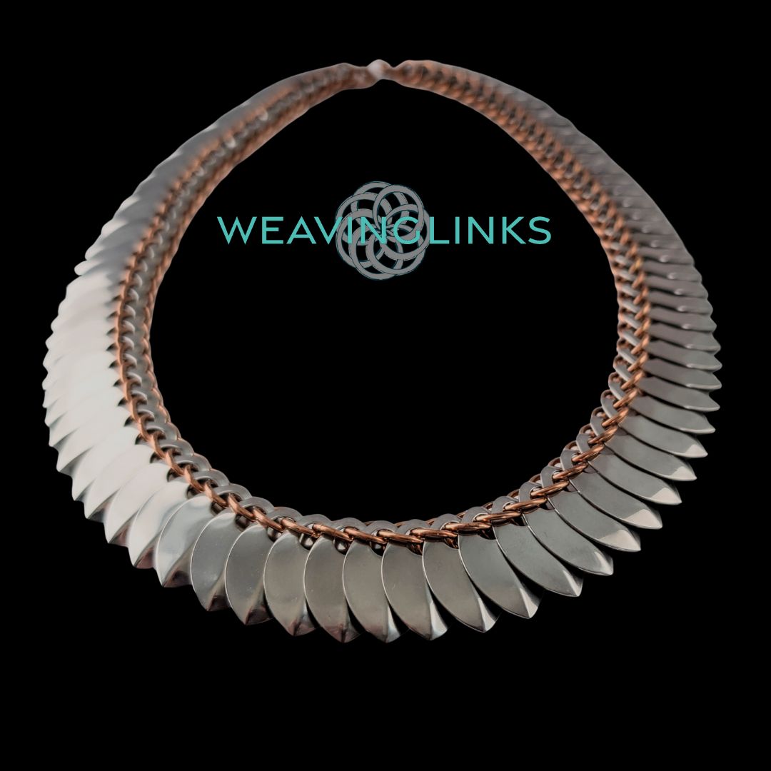 Instructions for Sleek Scale Necklace