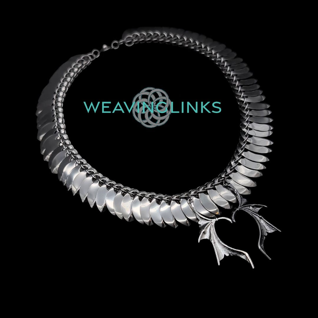 Dragon Wing Scale Necklace