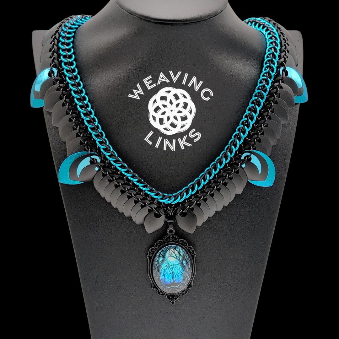 Instructions for Sleek Scale Necklace