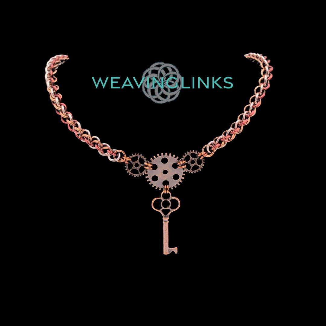 Steampunk Key Charm Necklaces