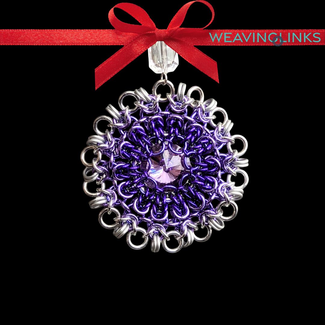 Instructions for Lacy Wreath and Snowflake Ornaments