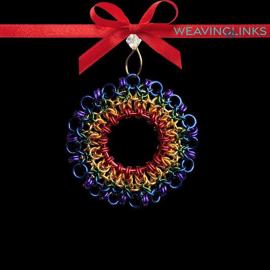 Instructions for Lacy Wreath and Snowflake Ornaments
