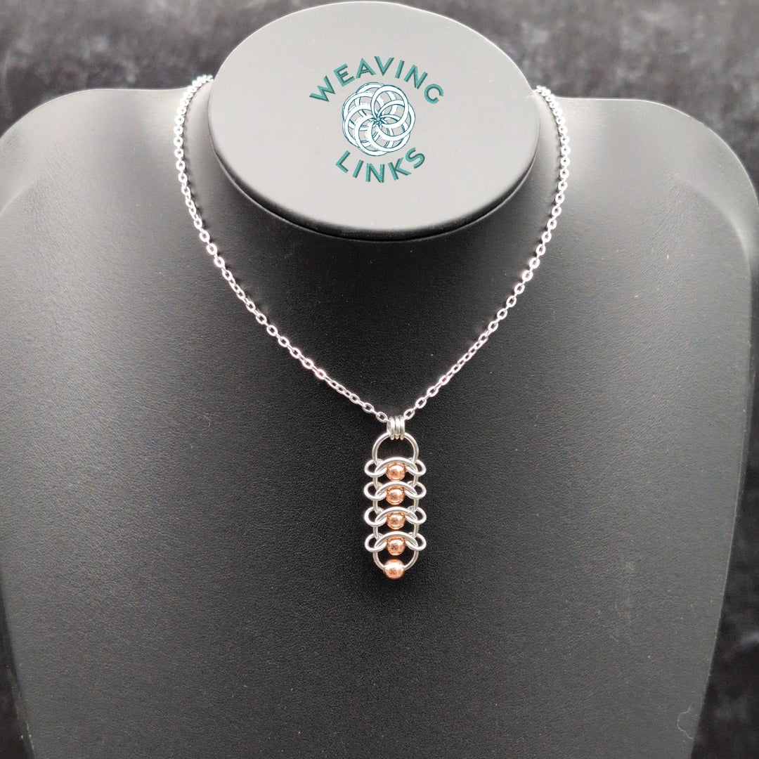Beaded Centipede Pendant