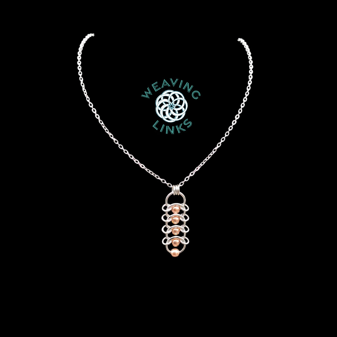 Beaded Centipede Pendant
