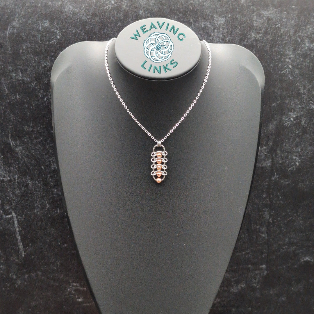 Beaded Centipede Pendant