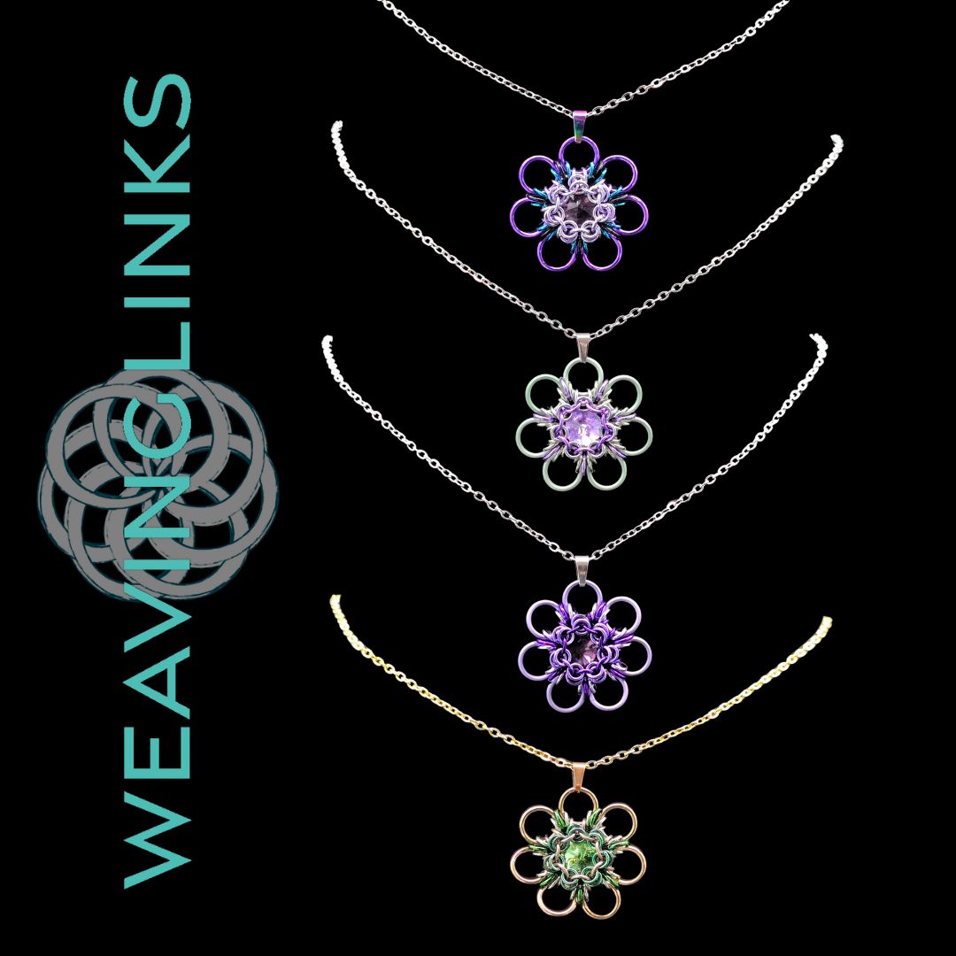 Instructions for You're No Daisy Flower Pendant