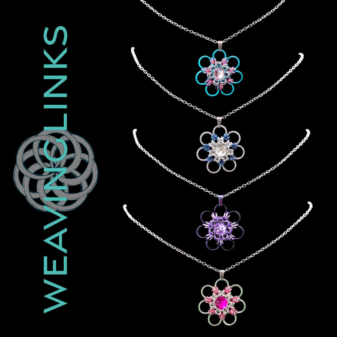 Instructions for You're No Daisy Flower Pendant