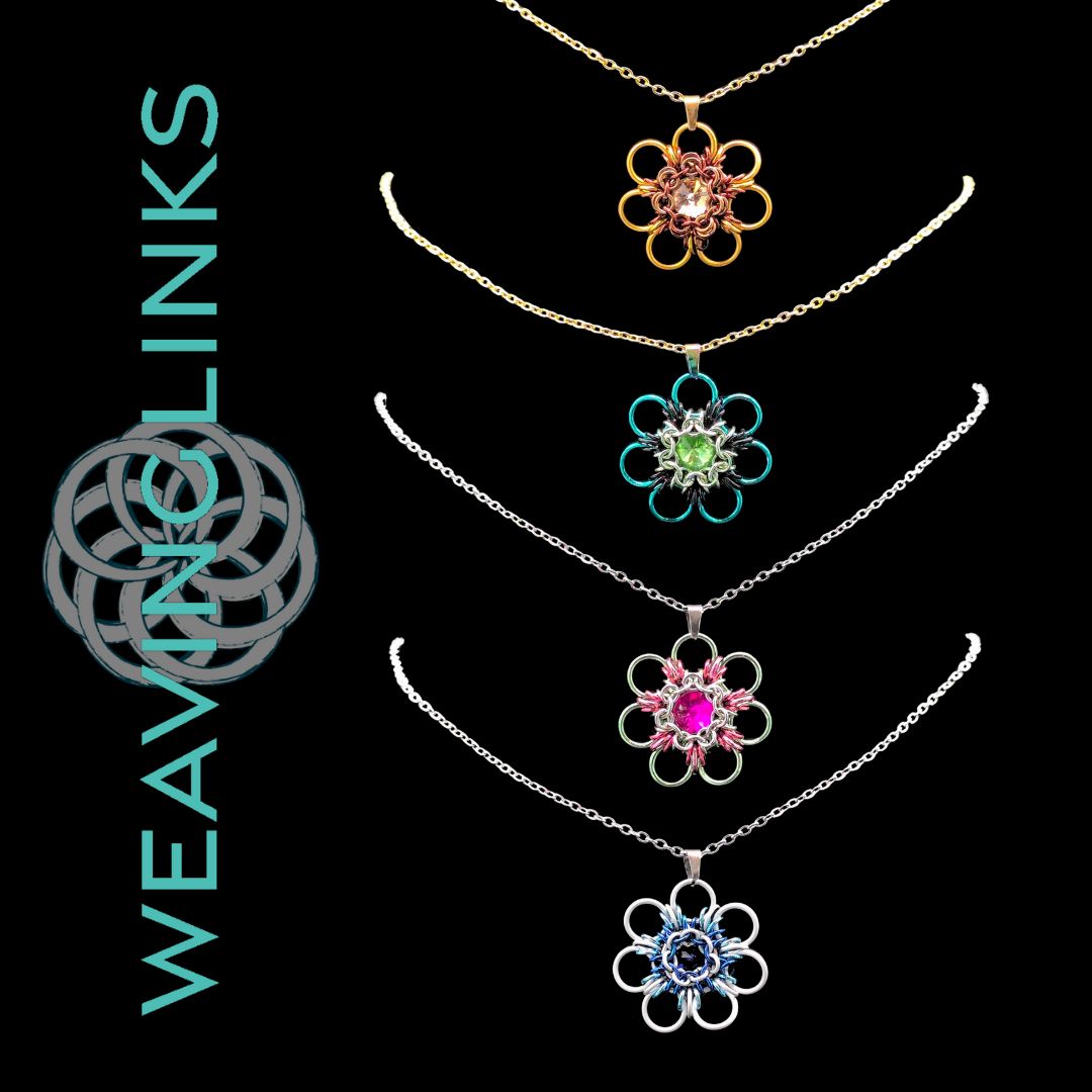 Instructions for You're No Daisy Flower Pendant