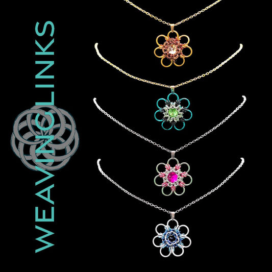 Instructions for You're No Daisy Flower Pendant