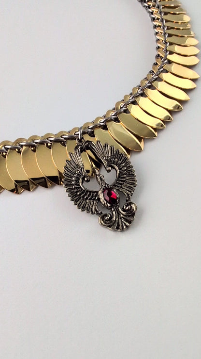 Shiny Phoenix Necklace