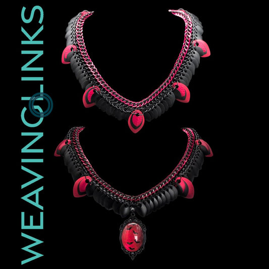Instructions for Sleek Scale Necklace
