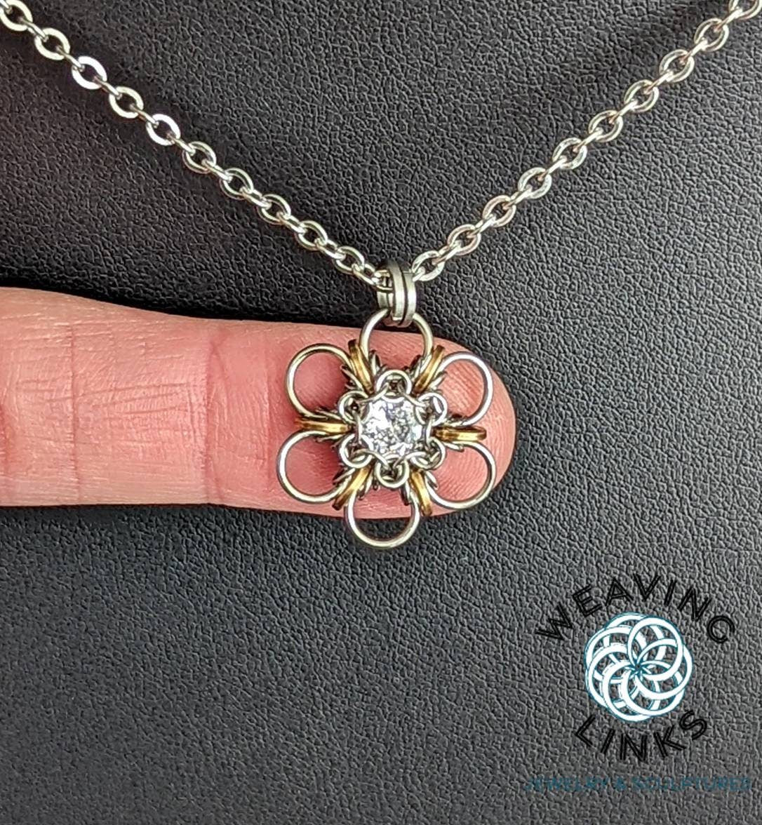 Instructions For You're No Daisy Flower Pendant