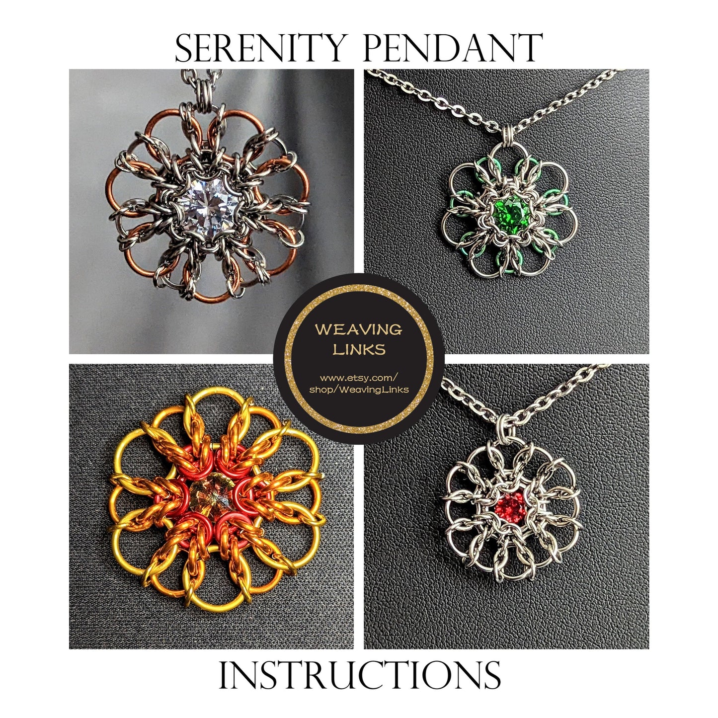 Instructions for Serenity Pendant