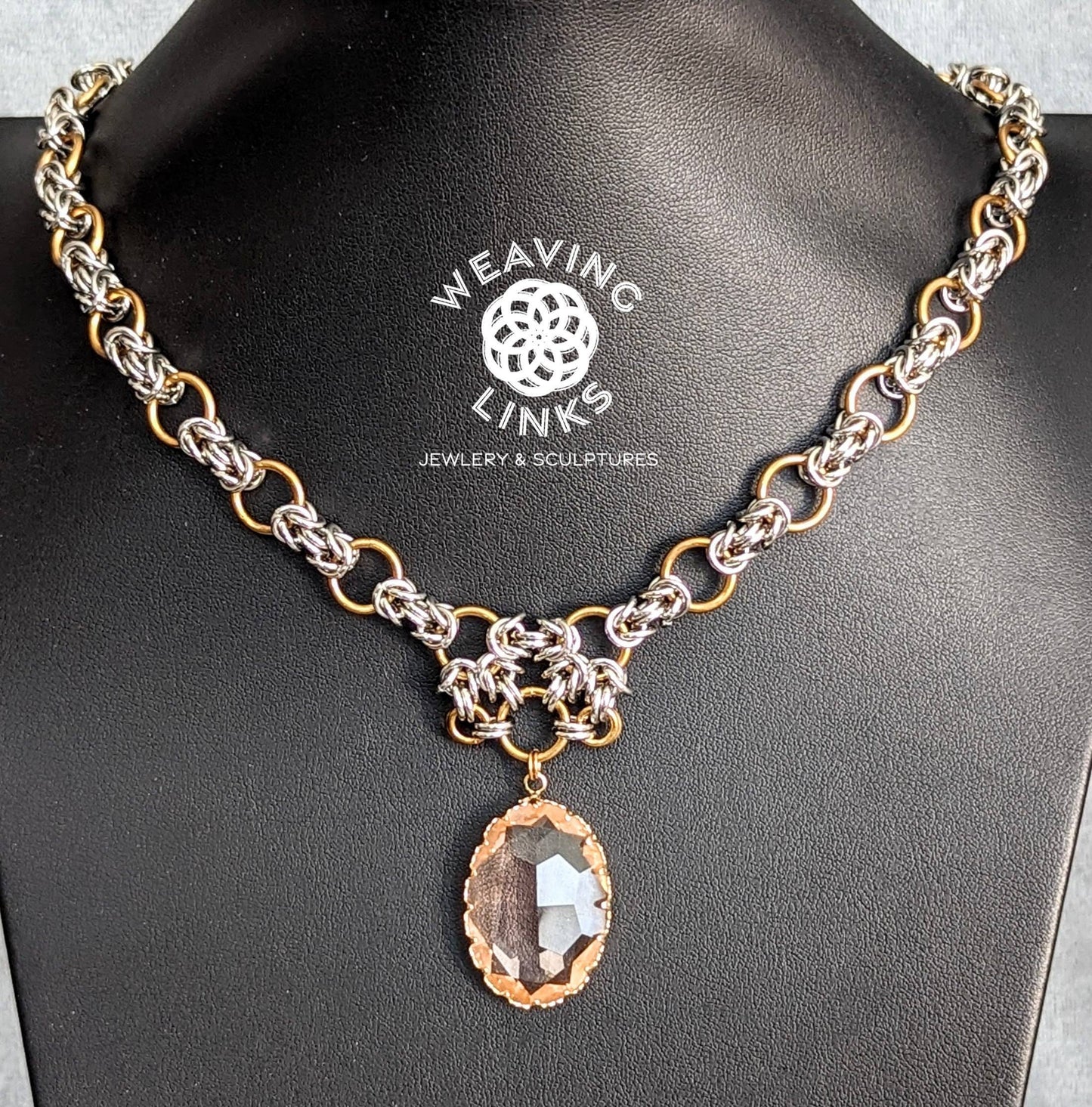 Crystal Elegance Victorian Necklace