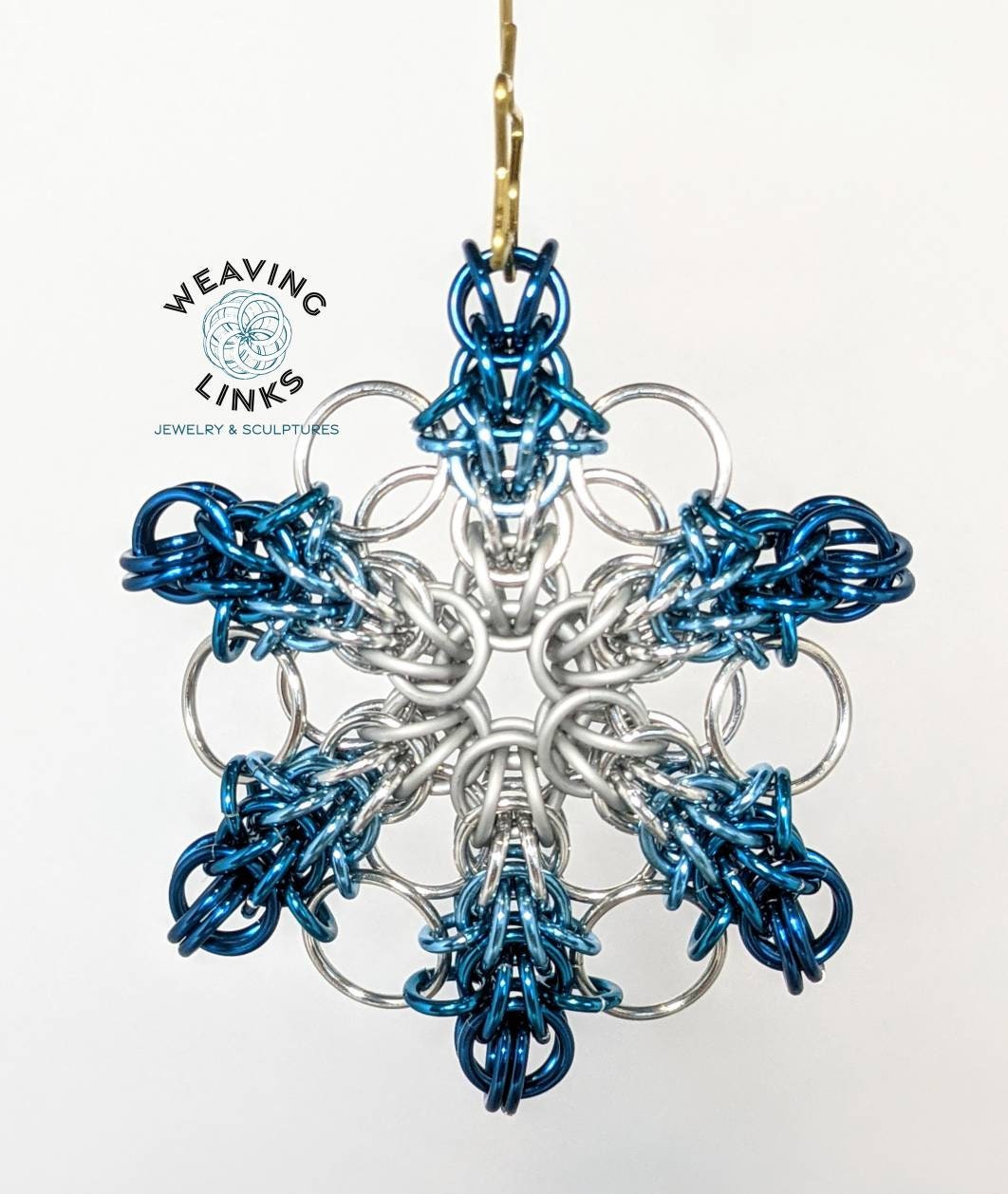 Instructions for Ombre Steampunk Snowflake Ornament