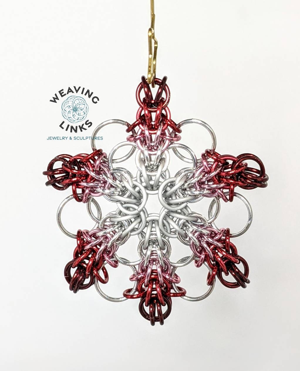 Instructions for Ombre Steampunk Snowflake Ornament