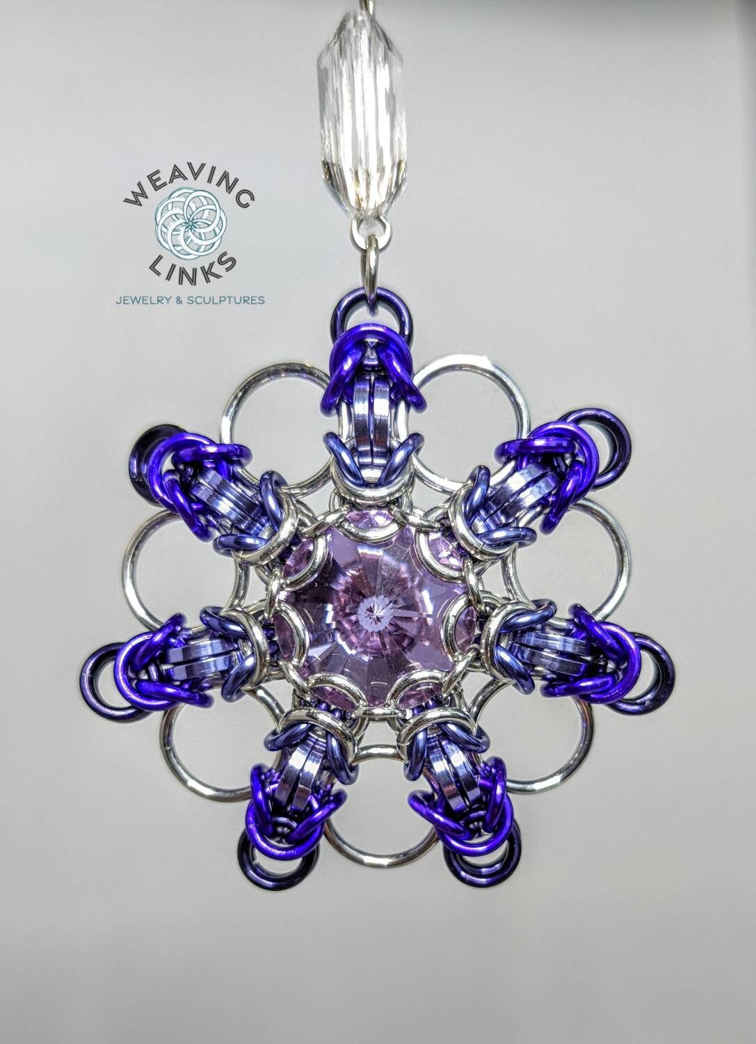 Snowflake Crystal Ornament